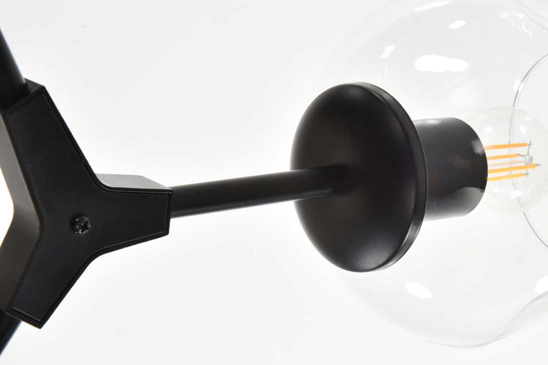 74 Inch Chandelier In Black