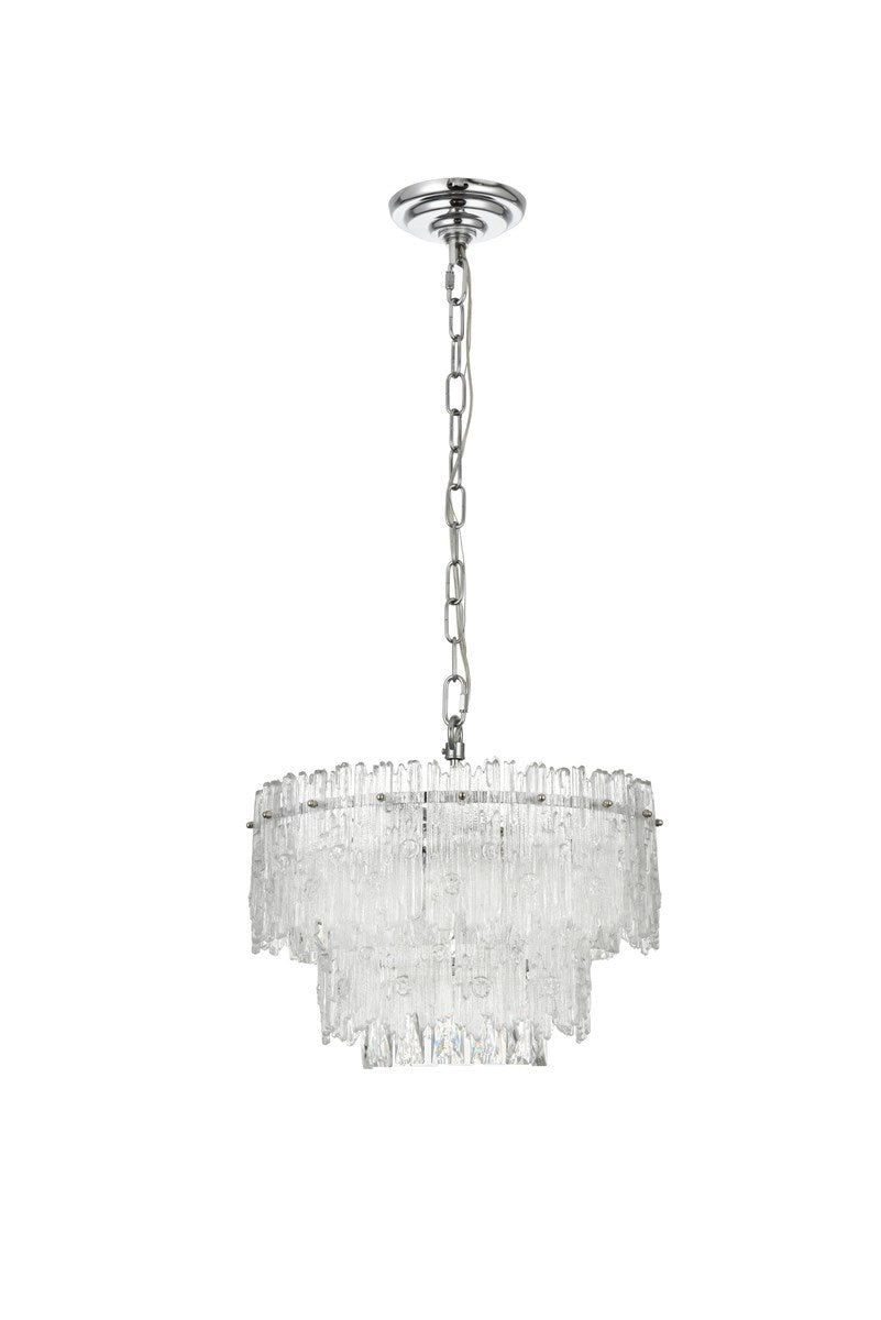 15 Inch Pendant Light In Chrome