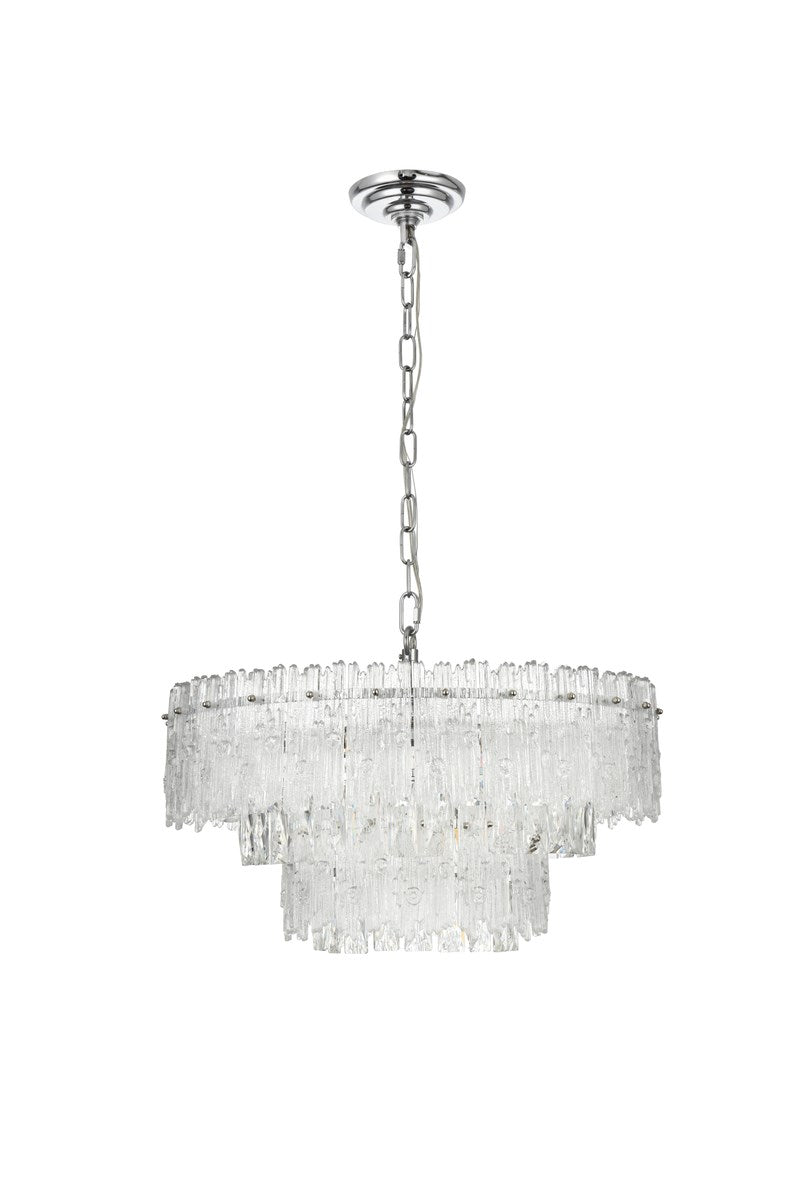 21 Inch Pendant Light In Chrome