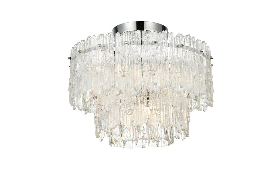 15 inch Flush Mount Light  in Chrome