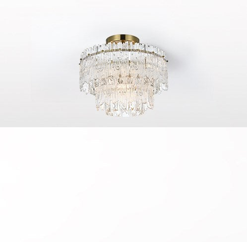 15 inch Flush Mount Light  in Satin Gold
