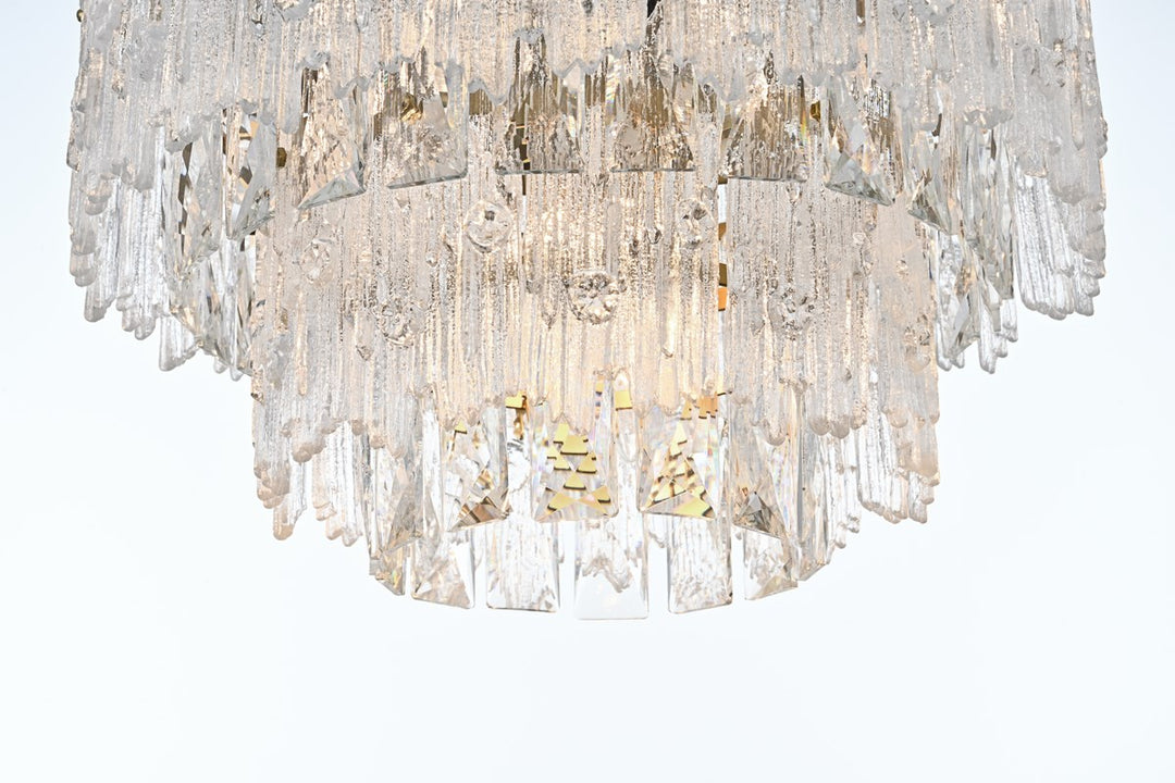 15 inch Flush Mount Light  in Satin Gold