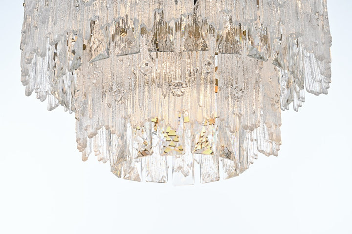 15 inch Flush Mount Light  in Satin Gold