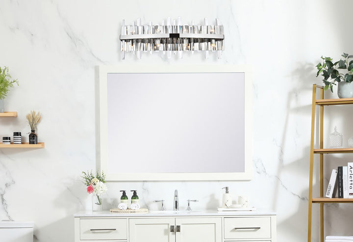 30 Inch Crystal Bath Sconce In Chrome