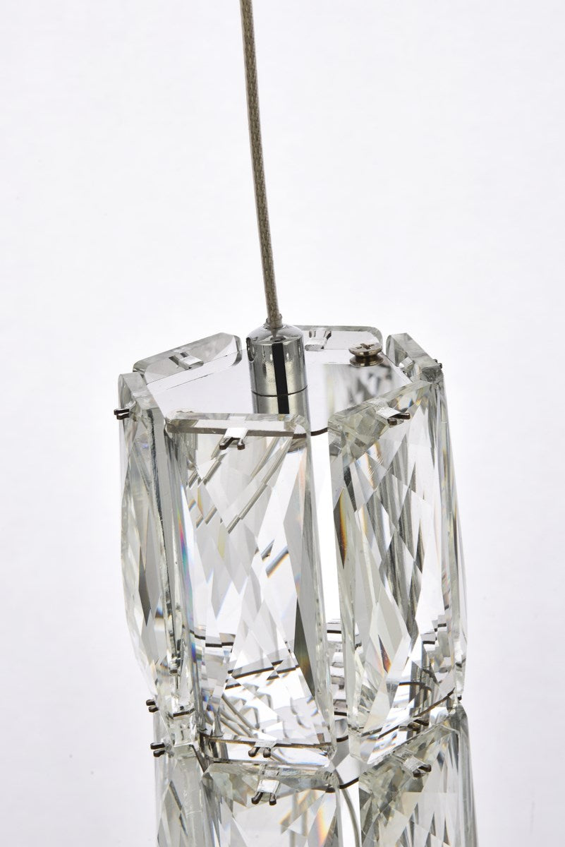 42 Inch Led Chandelier In Chrome