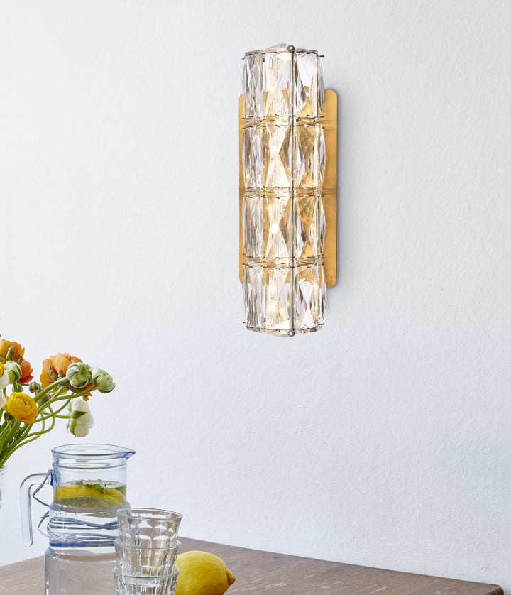12 Inch Led Linear Wall Sconce In Gold