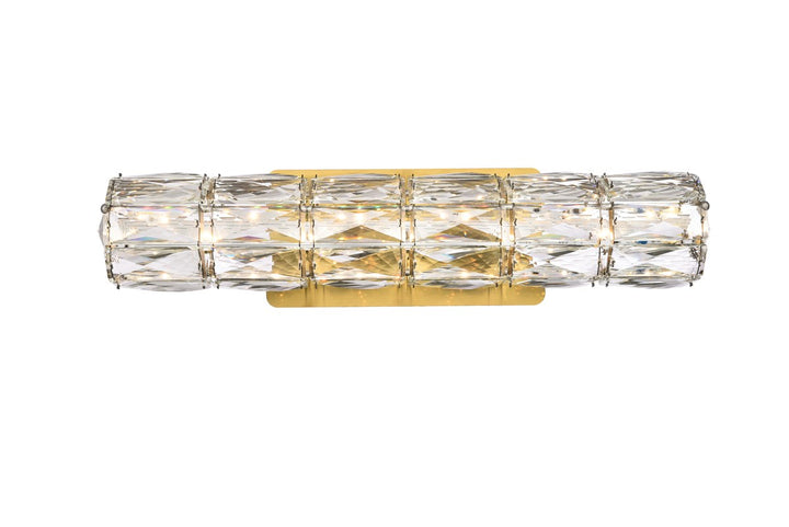 18 Inch Led Linear Wall Sconce In Gold by Elegant Lighting