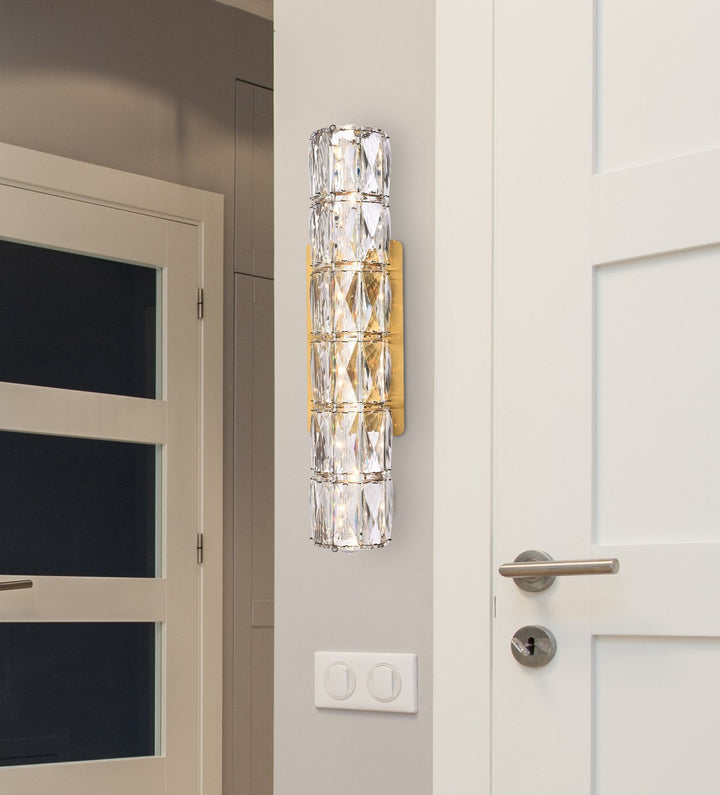 18 Inch Led Linear Wall Sconce In Gold