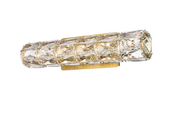 18 Inch Led Linear Wall Sconce In Gold