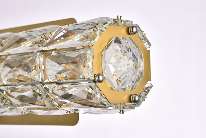 18 Inch Led Linear Wall Sconce In Gold