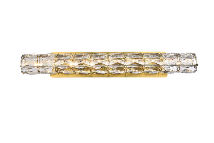 30 Inch Led Linear Wall Sconce In Gold by Elegant Lighting