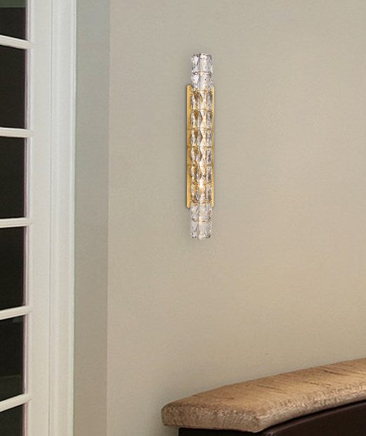 30 Inch Led Linear Wall Sconce In Gold