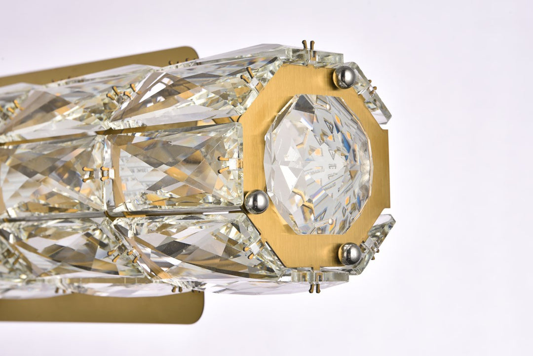 30 Inch Led Linear Wall Sconce In Gold