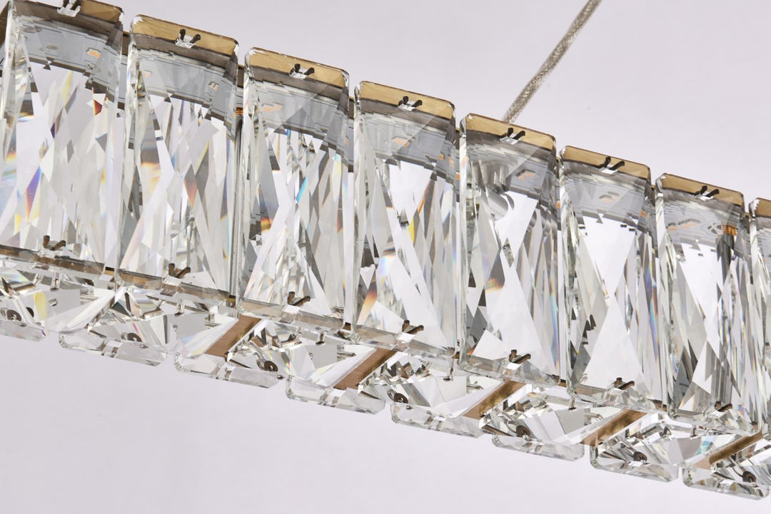 31 Inch Led Linear Pendant In Gold