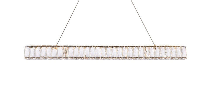 38 Inch Led Linear Pendant In Gold