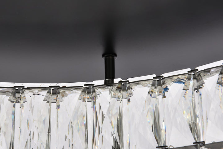 26 Inch Led Single Flush Mount In Black