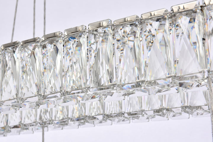 50 Inch Led Triple Rectangle Pendant In Chrome