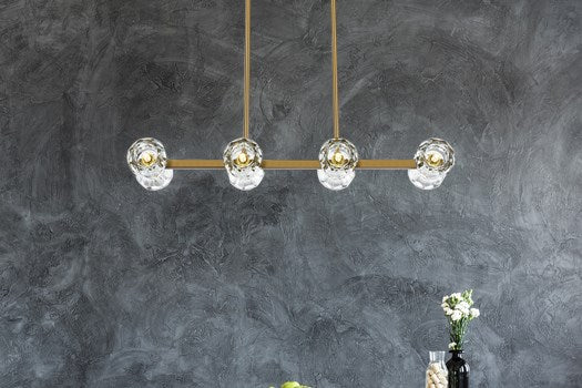 31 Inch Pendant Light In Satin Gold