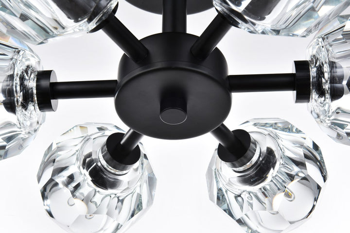 14 Inch Flush Mount In Black