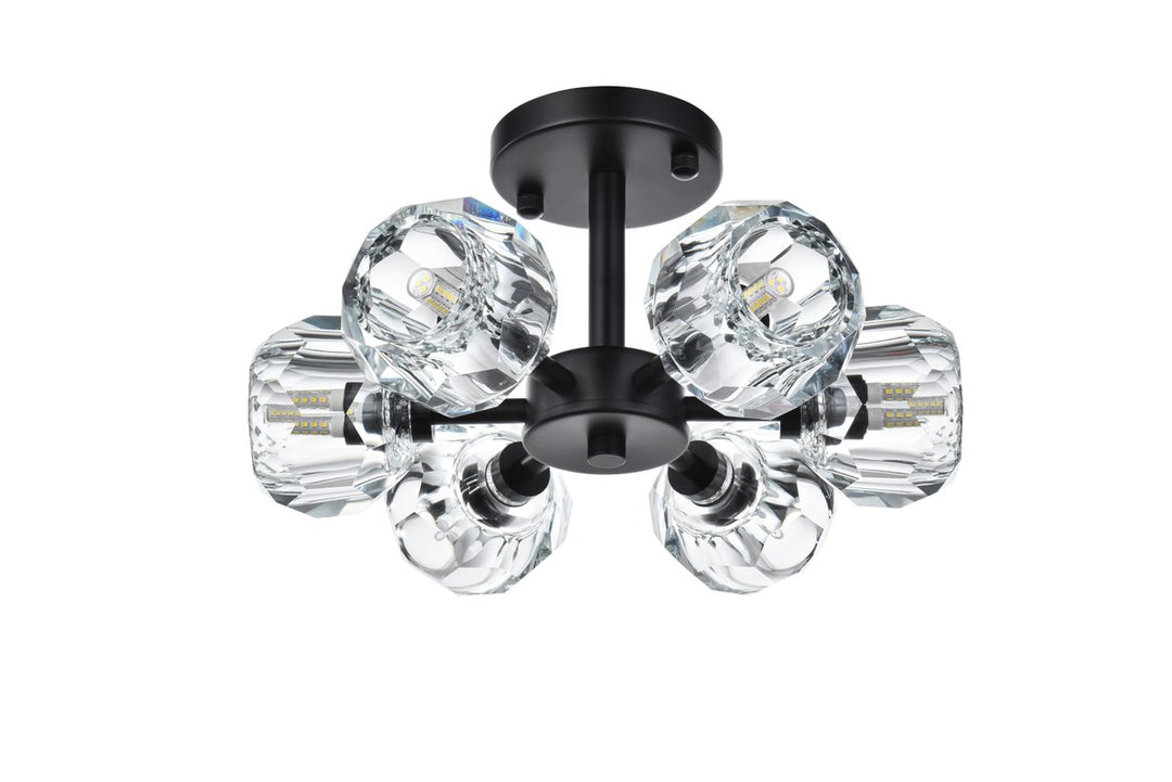 14 Inch Flush Mount In Black