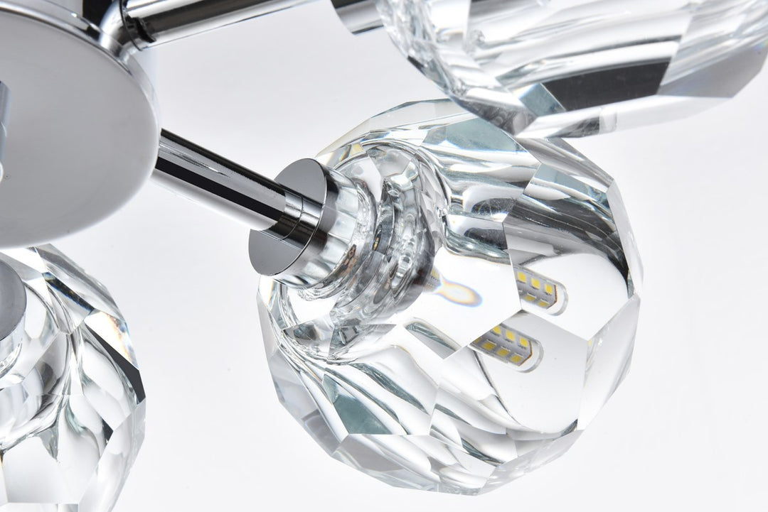 14 Inch Flush Mount In Chrome
