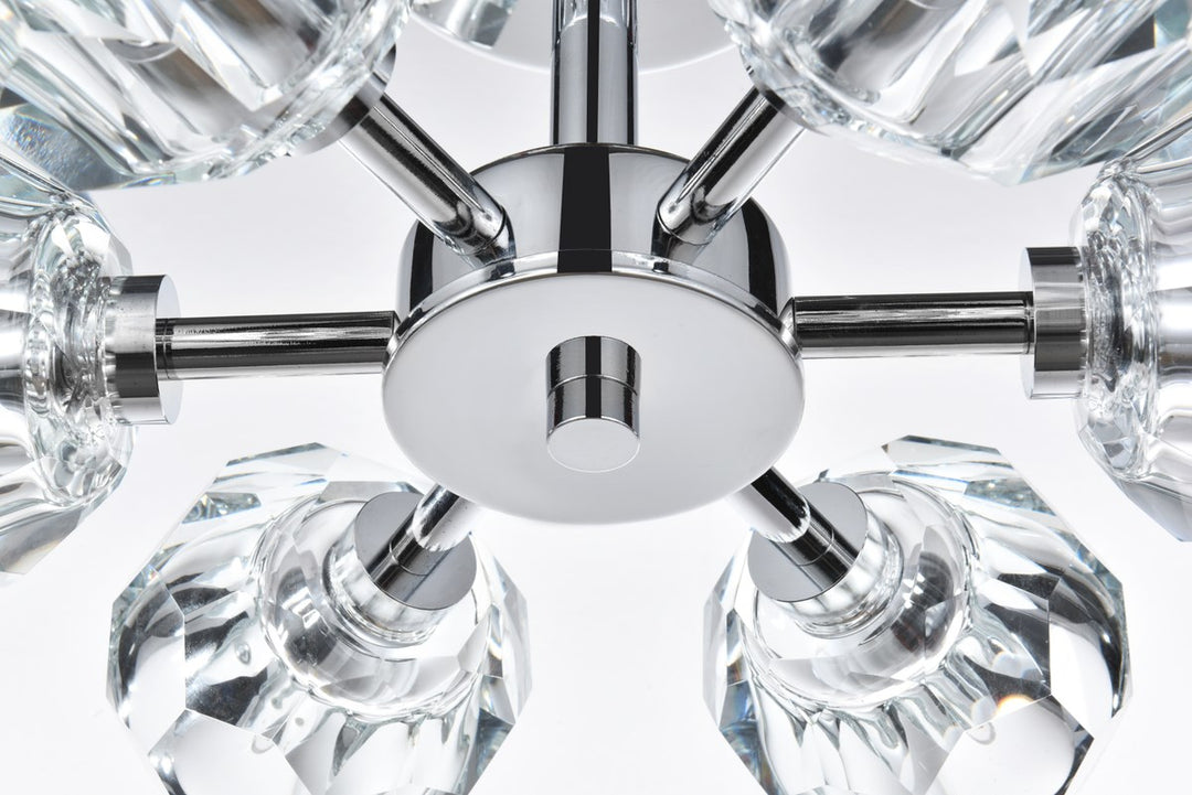 14 Inch Flush Mount In Chrome