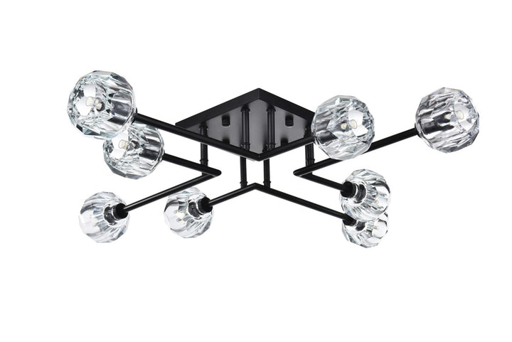 31 Inch Flush Mount In Black