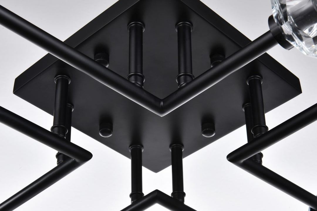 31 Inch Flush Mount In Black