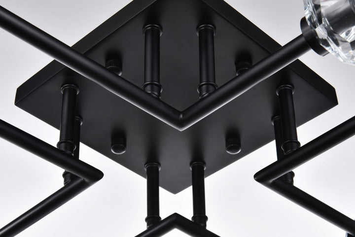 31 Inch Flush Mount In Black