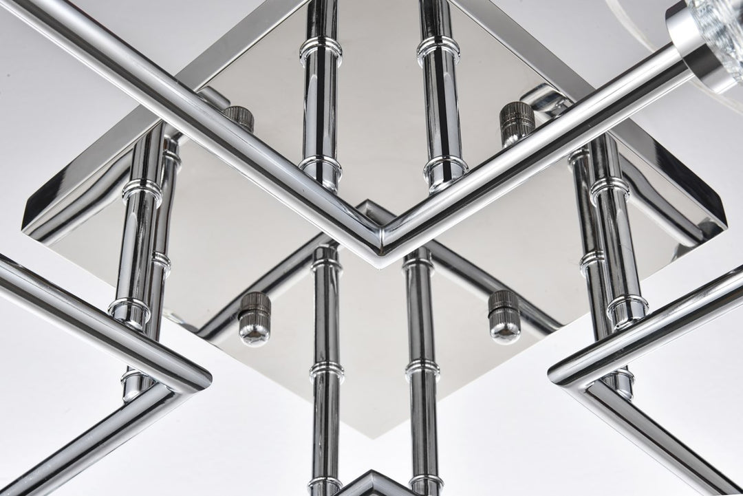 31 Inch Flush Mount In Chrome