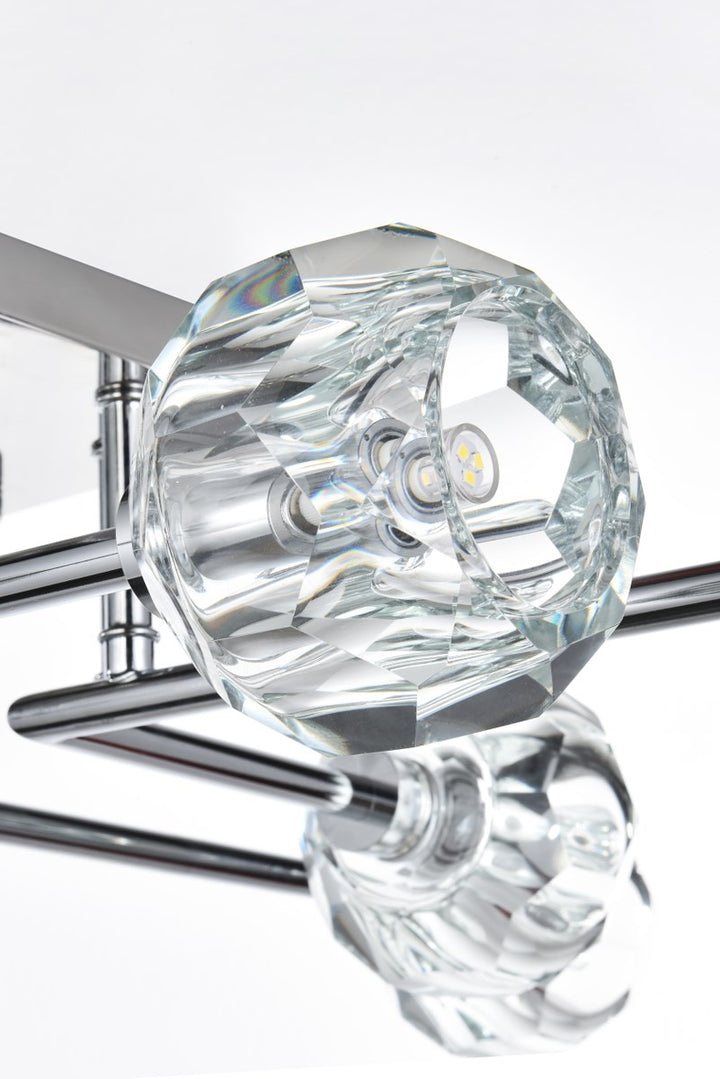 31 Inch Flush Mount In Chrome