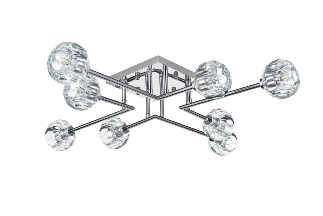31 Inch Flush Mount In Chrome