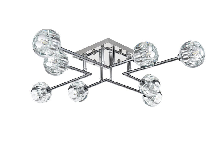 31 Inch Flush Mount In Chrome