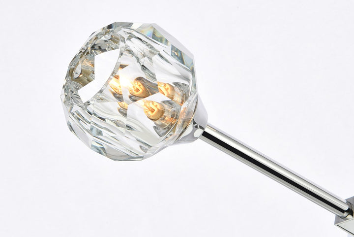 4 Light Pendant In Chrome