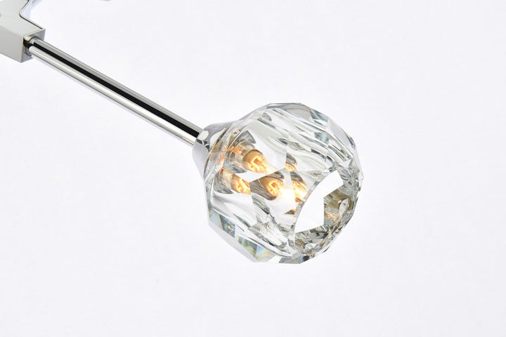 8 Light Pendant In Chrome
