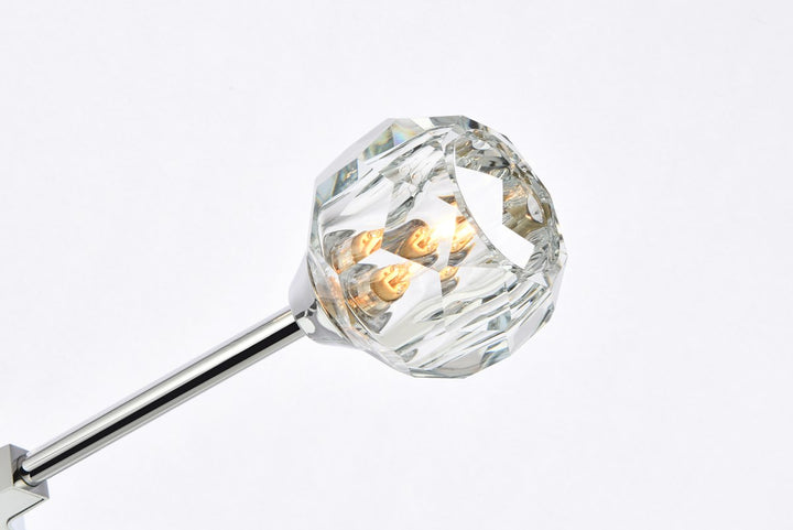 6 Light Pendant In Chrome