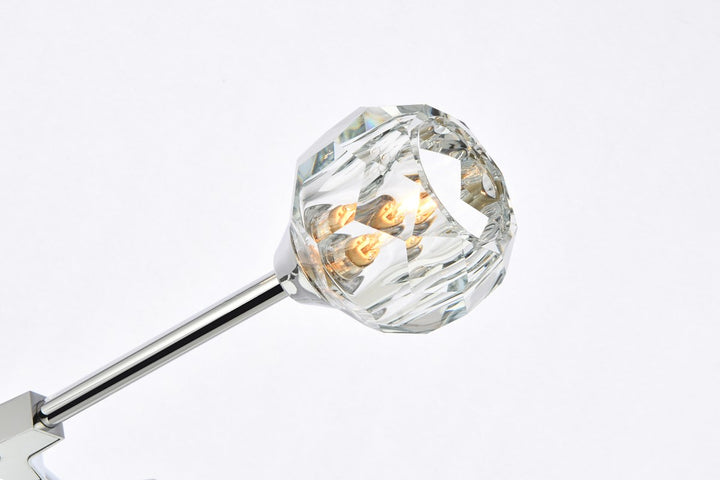 10 Light Pendant In Chrome