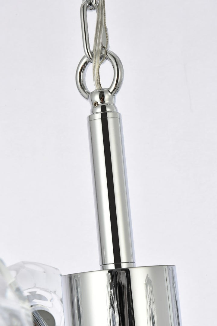 8 Light Pendant In Chrome