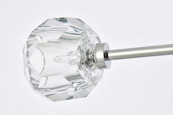 15 Light Pendant In Chrome