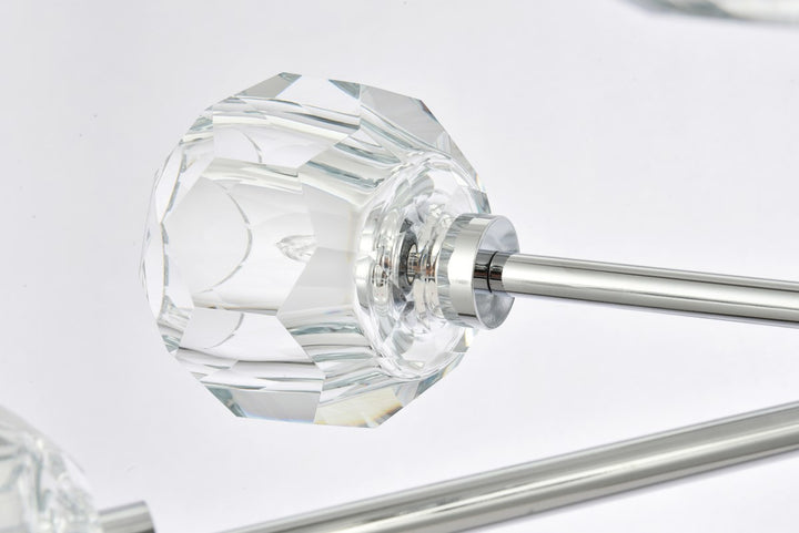 18 Light Pendant In Chrome
