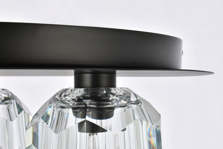 5 Light Ceiling Lamp In Black