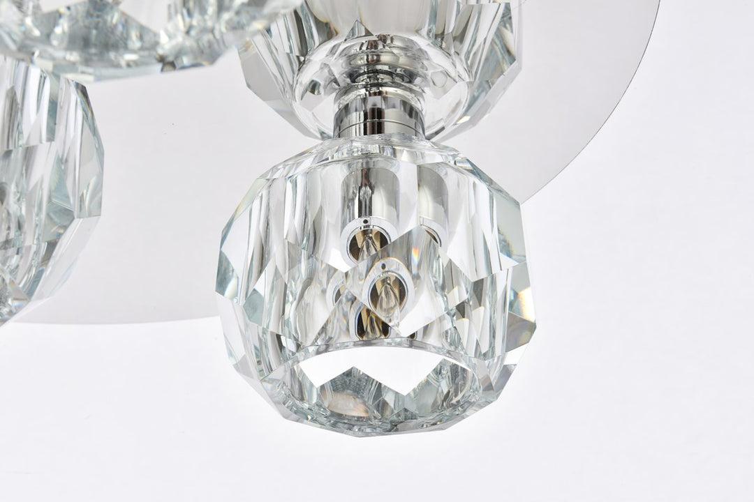 5 Light Ceiling Lamp In Chrome