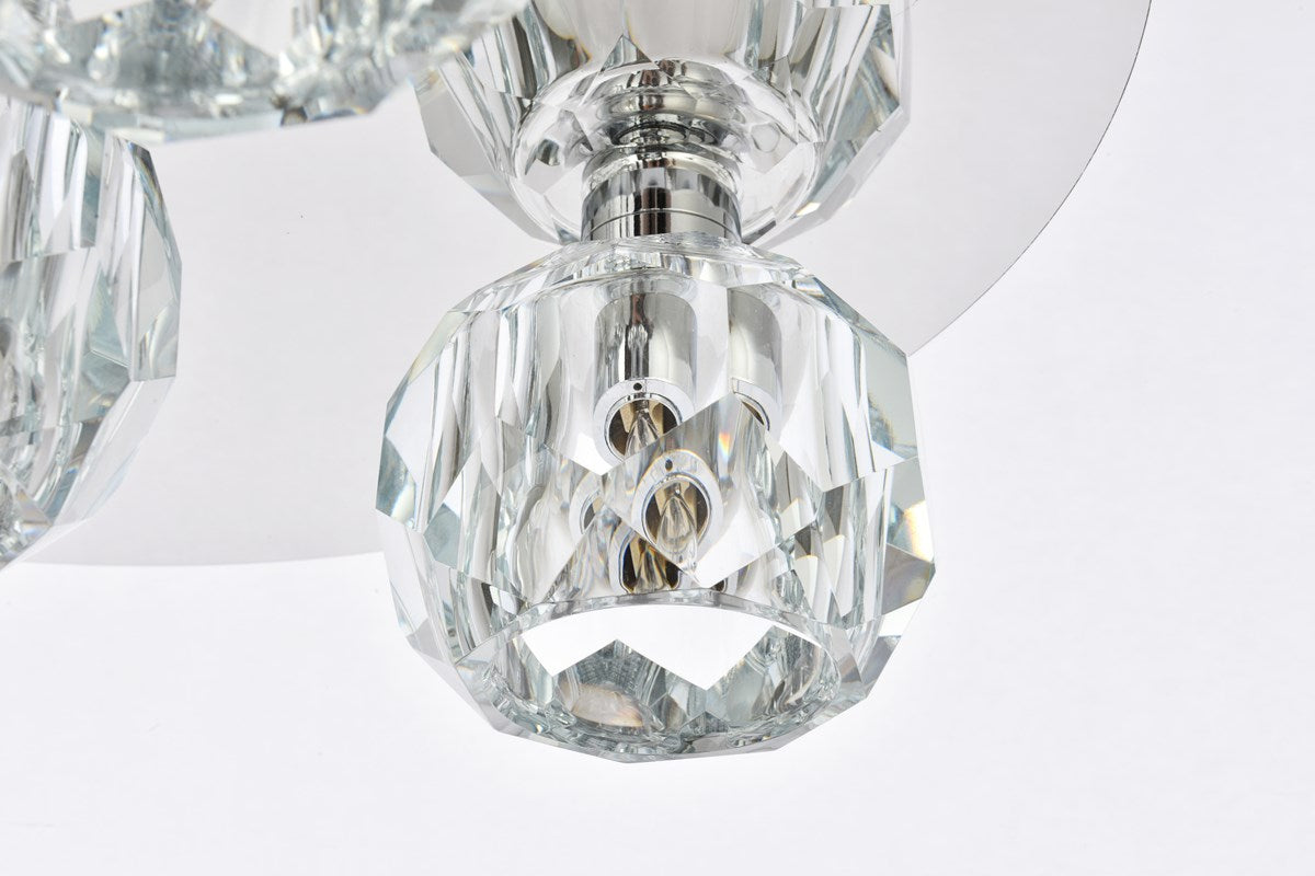 5 Light Ceiling Lamp In Chrome