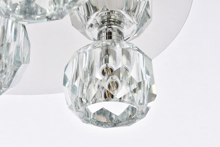 5 Light Ceiling Lamp In Chrome