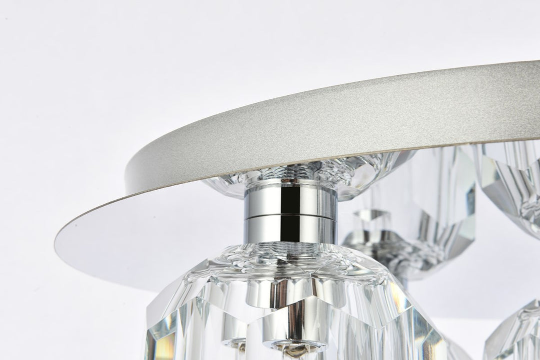 5 Light Ceiling Lamp In Chrome