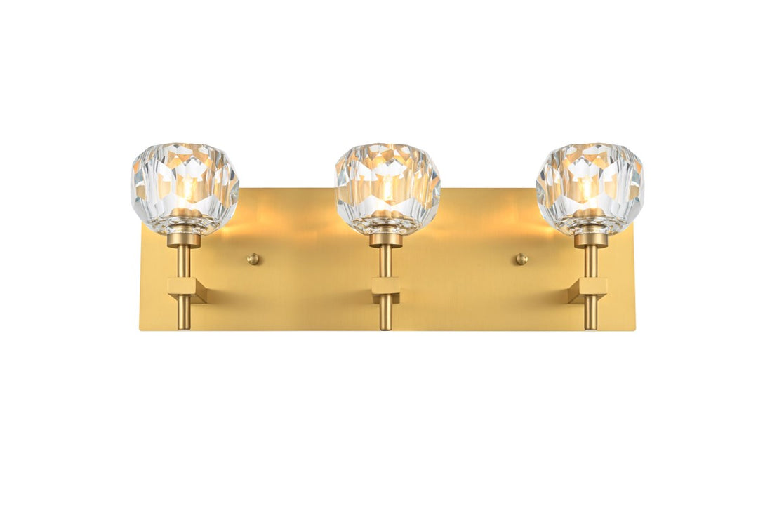3 Light Wall Sconce In Gold by Elegant Lighting