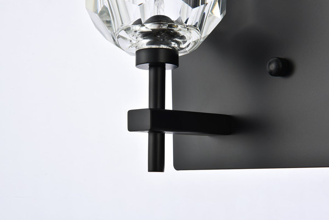 4 Light Wall Sconce In Black