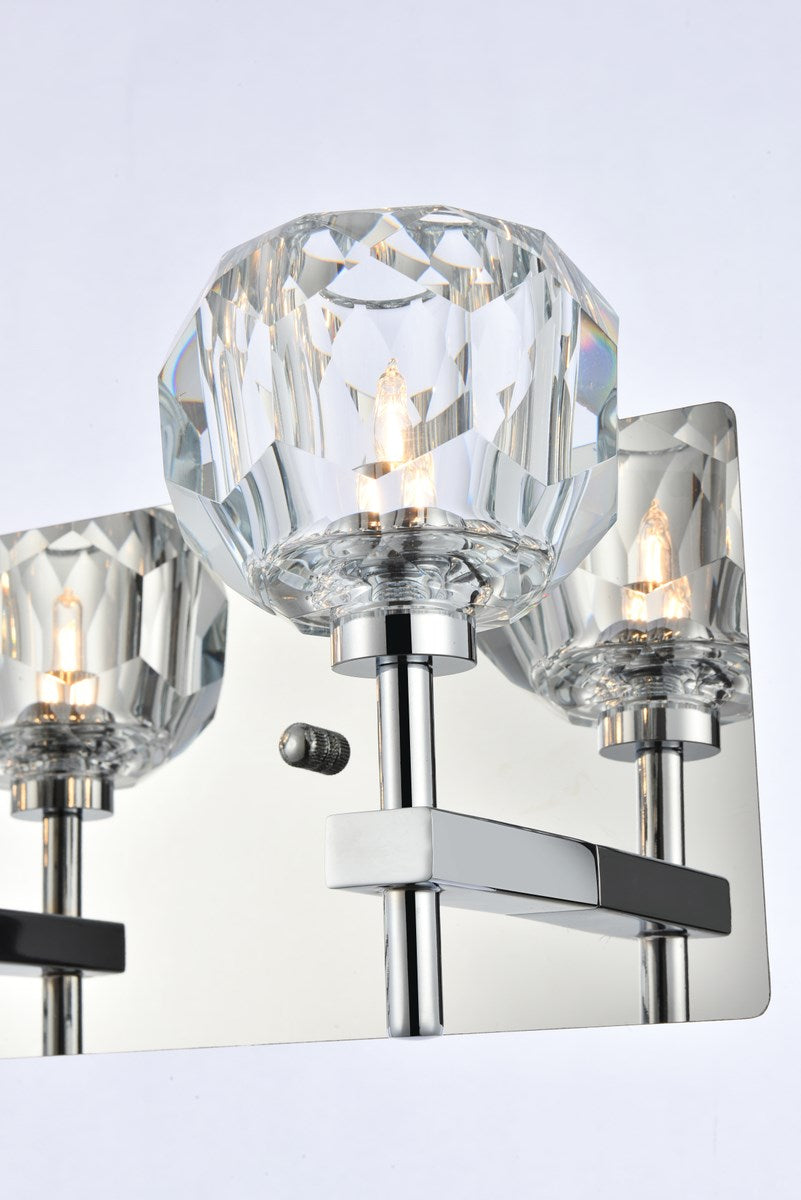 4 Light Wall Sconce In Chrome