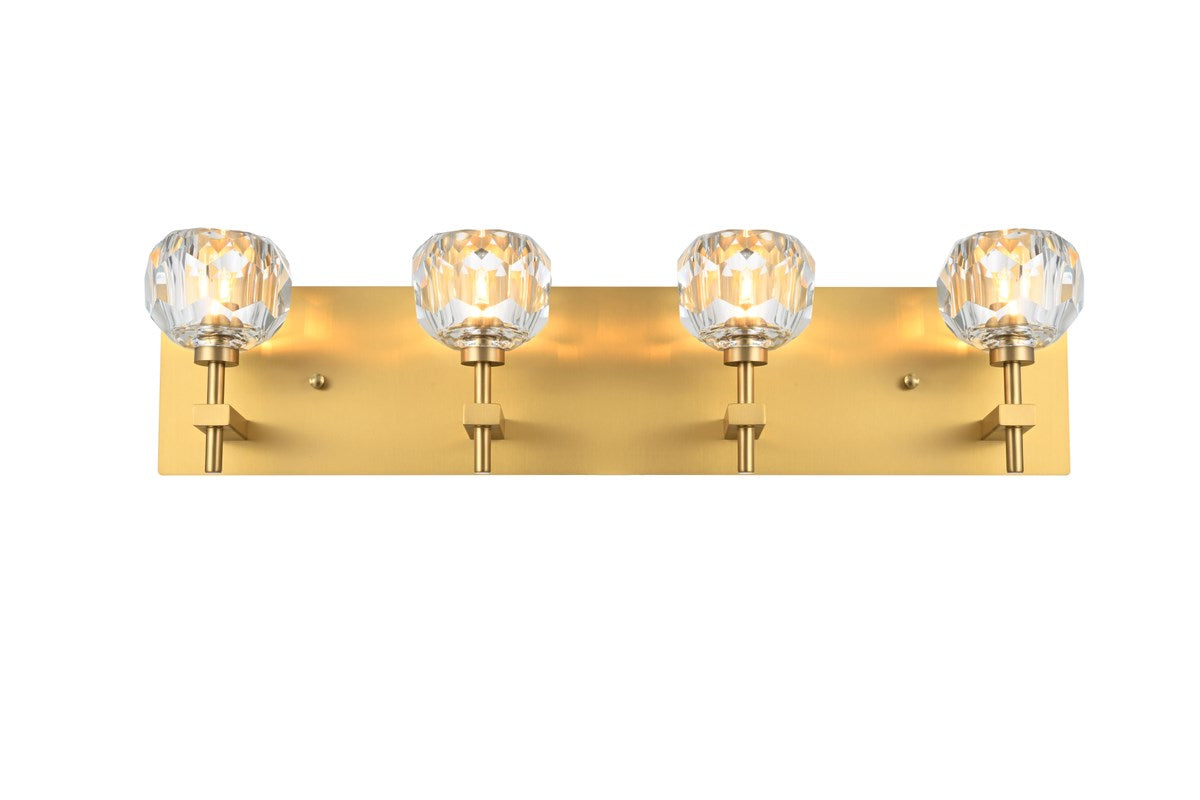 4 Light Wall Sconce In Gold by Elegant Lighting