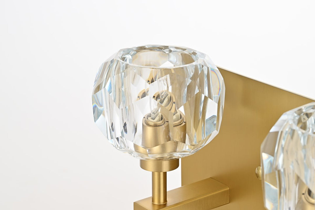 4 Light Wall Sconce In Gold